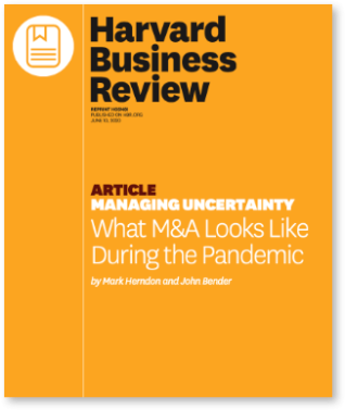 What M&A Looks Like During the Pandemic HBR article Cover